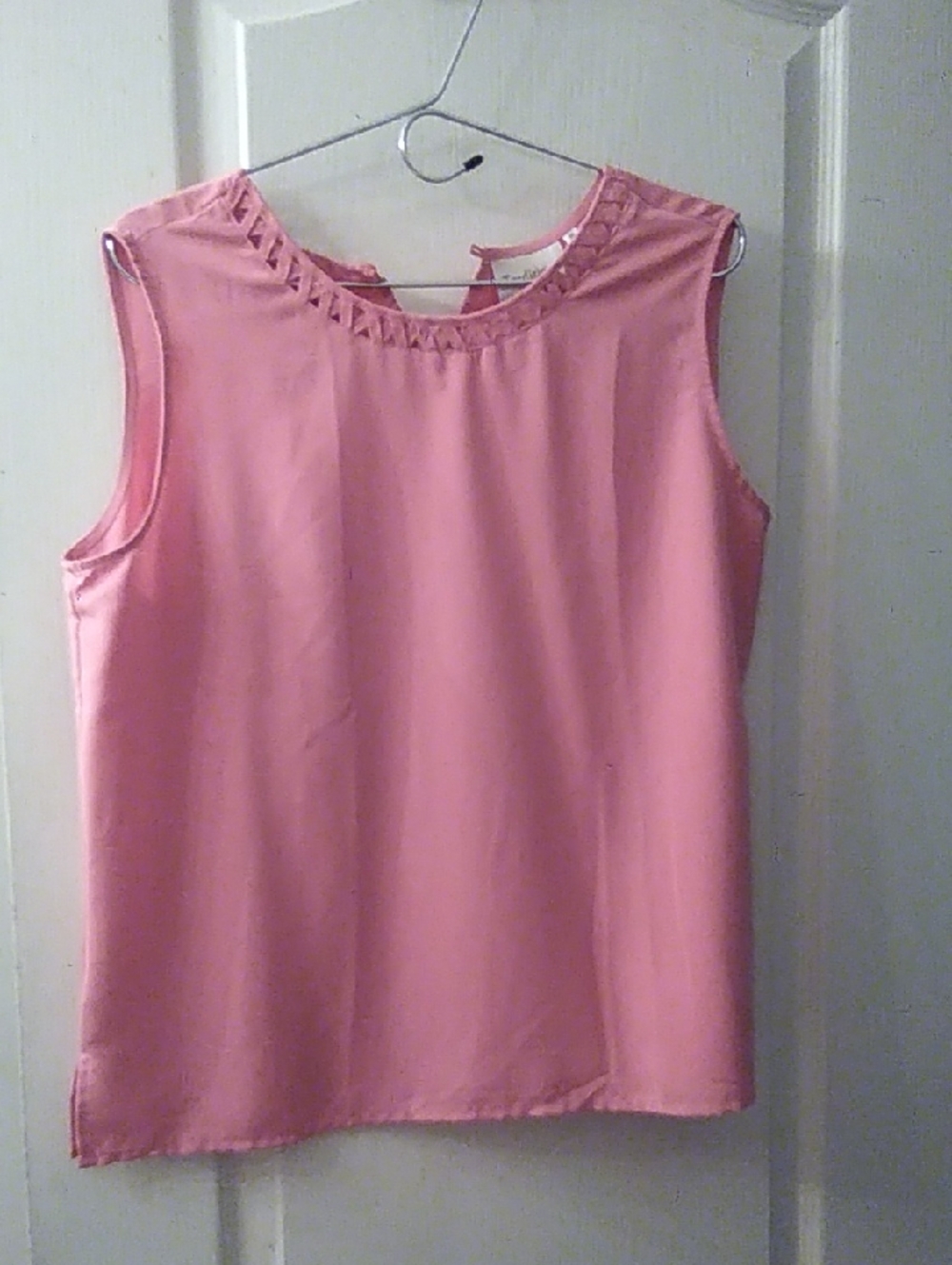 Sleeveless Pink Women's Shell Top